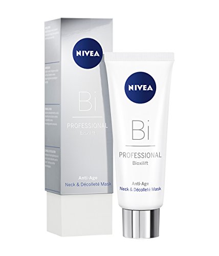 NIVEA PROFESSIONAL Bioxilift, mascarilla antiarrugas para cuello y escote, mascarilla antiedad para una piel firme, mascarilla reparadora profesional con efecto reafirmante, 1 x 75 ml