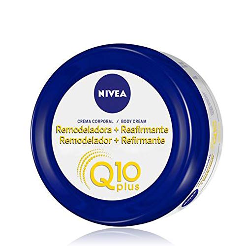 NIVEA Q10 Plus Crema Remodeladora + Reafirmante en pack de 3 (3 x 300 ml), crema corporal reafirmante con coenzima Q10, crema hidratante para vientre, glúteos y caderas