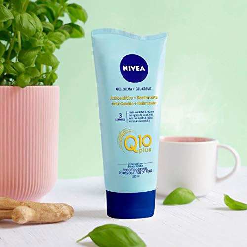 NIVEA Q10 Plus - Gel-Crema Anticelulítico + Reafirmante, para Reducir los Signos de la Celulitis, de Cuidado Corporal - 1 x 200 ml
