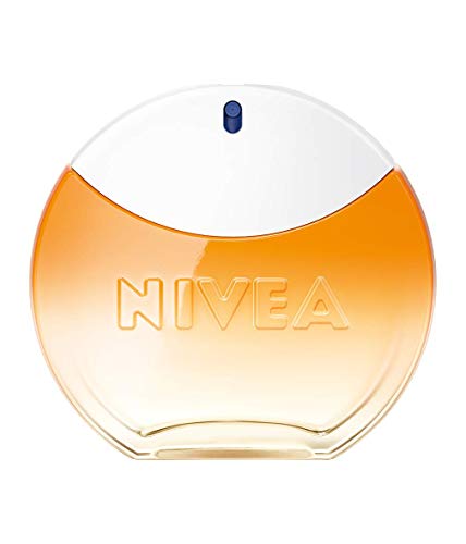 NIVEA SUN Eau de Toilette (1 x 30 ml) con el original aroma de la crema solar NIVEA SUN, perfume para mujer en un icónico frasco de perfume, sensual fragancia de mujer NIVEA SUN para verano