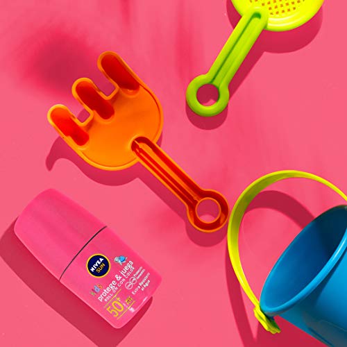 NIVEA Sun kids protector solar con color spf +50 roll on 50 ml