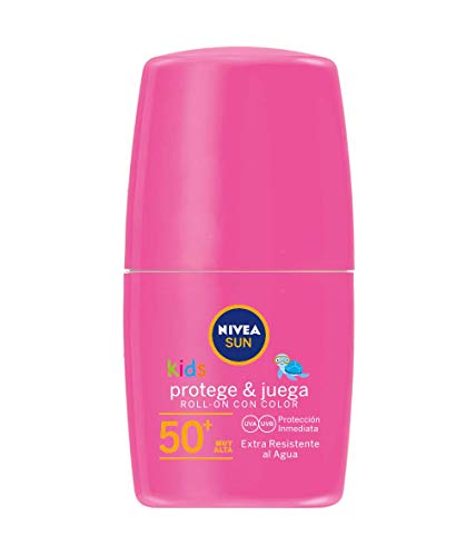 NIVEA Sun kids protector solar con color spf +50 roll on 50 ml