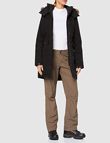 North Face Zaneck Parka - Chaqueta para Mujer, Negro (TNF Black/Vintage White), XS