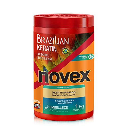 Novex Brazilian Keratin, Mascarilla Queratina brasileña, 1 kg