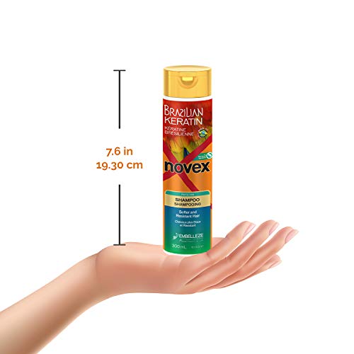 Novex Queratina Brasileña, Champú - 300 ml.