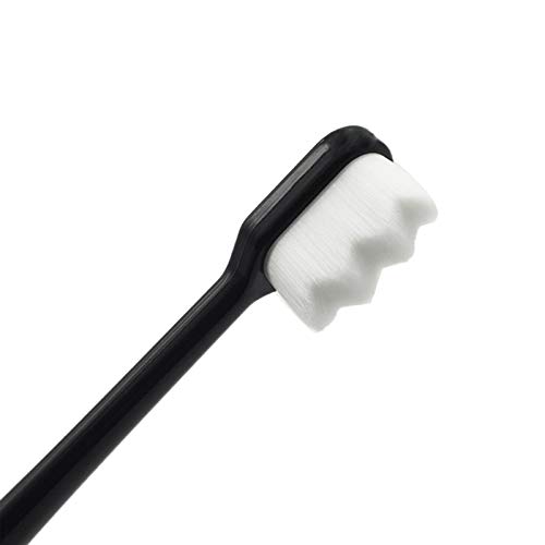 Nrpfell Cepillo de Dientes Extra Suave para EncíAs Sensibles, Cepillo de Dientes Manual Micro- con Hilo Suave 20000 para Cuidado EncíAs, Proteger EncíAs FráGiles Buen (Paquete de 2)