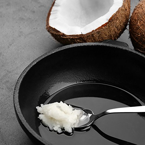 nu3 Aceite de coco orgánico - 500 ml Calidad ecológica - Pulpa de coco prensado en frío - Perfecto para cocinar y como sustituto vegano de mantequilla - Adecuado para el cuidado de la piel y cabello