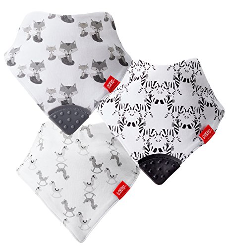 Nuby Bandana - Baberos para dentición (3 unidades)