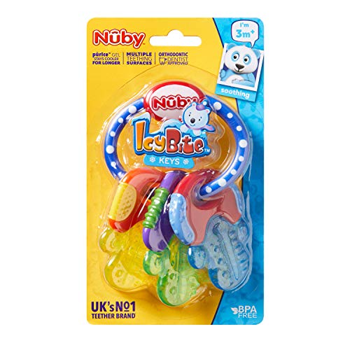 NUBY Llaves de dentición refrigerantes con pureICE Gel