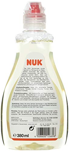 NUK Detergente para biberones y tetinas | 380 ml