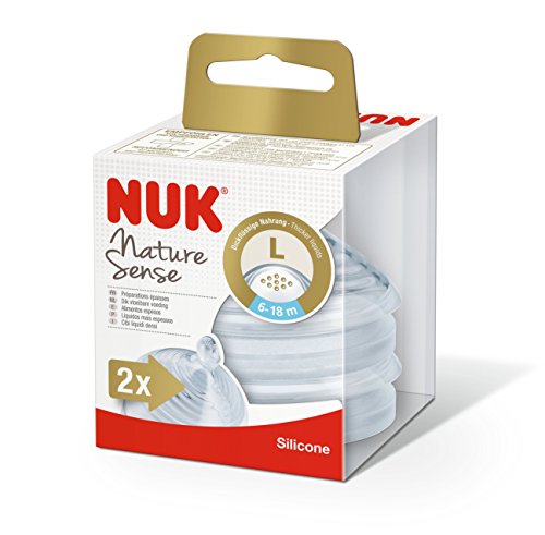 NUK Nature Sense - Tetina de silicona, talla L