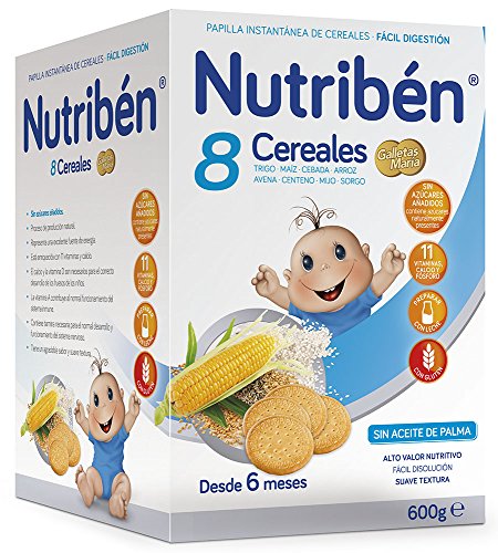 Nutribén Papilla 8 Cereales Galletas Maria - 300 gr