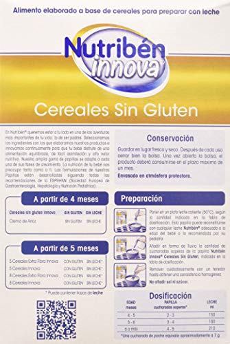 Nutribén Papillas Innova Cereales Sin Gluten Desde Los 4 Meses 600 gr