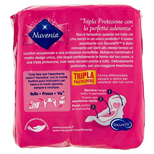 Nuvenia - Ultra Thin Deo Fresh - Compresas con alas - 14 unidades