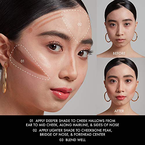 NYX PROFESSIONAL MAKEUP - Maquillaje de Contouring Wonder Stick, Contouring e Iluminador en Crema - Tono Deep (WS03)