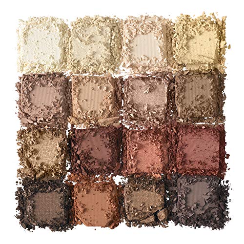 NYX Professional Makeup Paleta de sombra de ojos Ultimate Shadow Palette, Pigmentos compactos, 16 sombras, Acabados mate, satinados y metalizados, Tono: Warm Neutrals