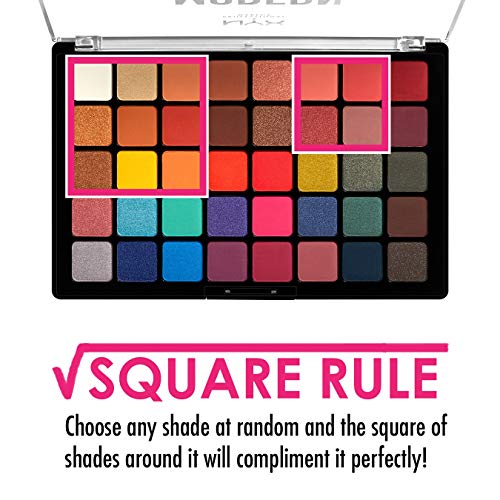 NYX Professional Makeup - Paleta de sombras de ojos Modern Dreamer