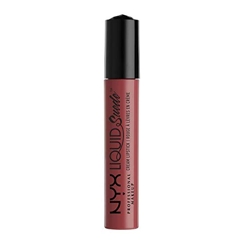 NYX PROFESSIONAL MAKEUP Pintalabios líquido mate ultra pigmentado de larga duración Labial Mate Liquid Suede Cream Lipstick Tono - Soft-Spoken