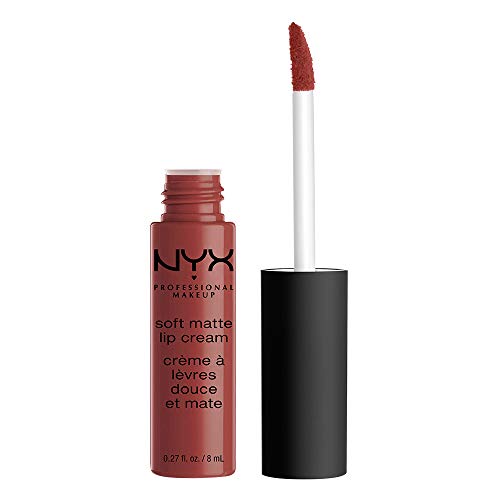 NYX Professional Makeup Pintalabios Soft Matte Lip Cream, Acabado cremoso mate, Color ultrapigmentado, Larga duración, Fórmula vegana, Tono: Rome