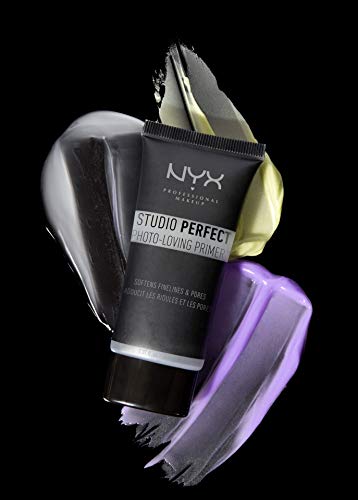 NYX Professional Makeup Prebase de maquillaje Studio Perfect Primer - Clear, Minimiza poros y líneas finas, Tez unificada, Fórmula vegana