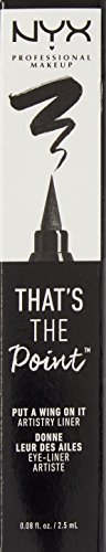 NYX Professional Makeup That's The Point Eyeliner Punta 1 semi rígida y gruesa Put A Wing On It color Negro
