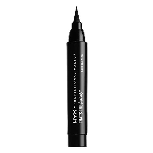 NYX Professional Makeup That's The Point Eyeliner Punta 1 semi rígida y gruesa Put A Wing On It color Negro