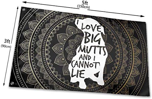 Oaqueen Banderas, Funny Dog Flag: 3x5 FT Flag Tough The Strongest, Longest Lasting Flag National Flag Outdoor Flags