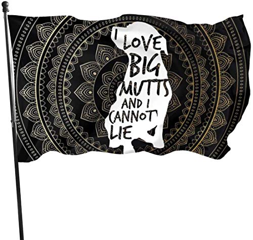 Oaqueen Banderas, Funny Dog Flag: 3x5 FT Flag Tough The Strongest, Longest Lasting Flag National Flag Outdoor Flags