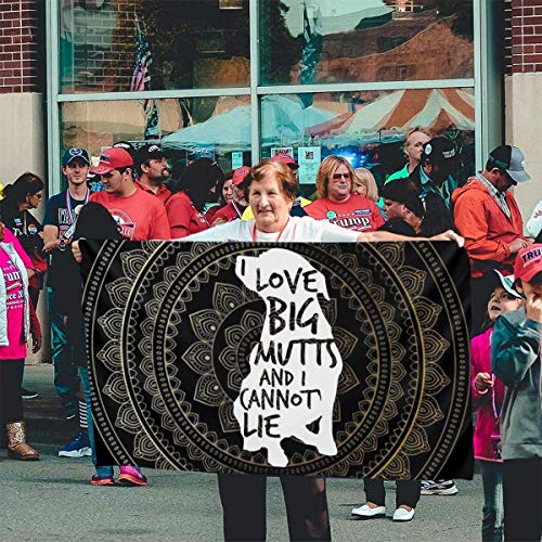 Oaqueen Banderas, Funny Dog Flag: 3x5 FT Flag Tough The Strongest, Longest Lasting Flag National Flag Outdoor Flags