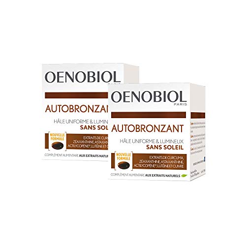 Oenobiol Autobronceador, efecto uniforme y luminoso, lote de 2 cajas