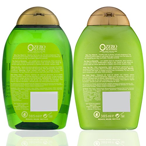 Ogx ~ Bamboo Fiber-Full Shampoo and Conditioner Set, 13oz each~ by OGX