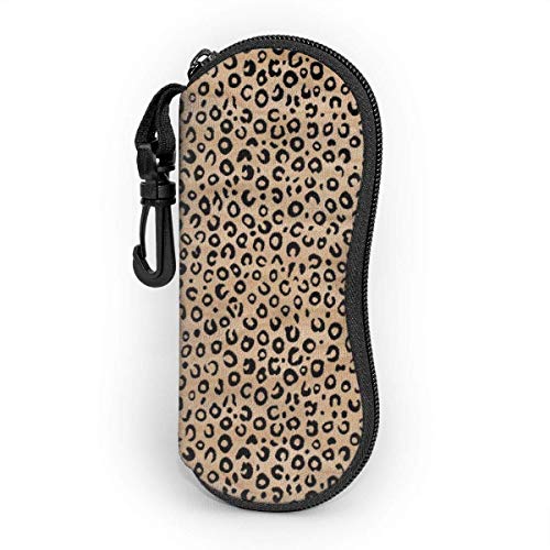 OKIJH Estuche portátil para gafas, caja de almacenamiento, estuche para gafas, bolsa de cosméticos Sunglasses Soft Case Ultra Light Portable Neoprene Zipper Eyeglass Case Glasses Protection Pouch with