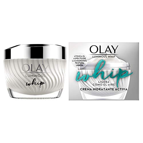 Olay Luminous Whip Light As Air Hidratante, Crema facial niacinamida para una piel radiante, 50 ml