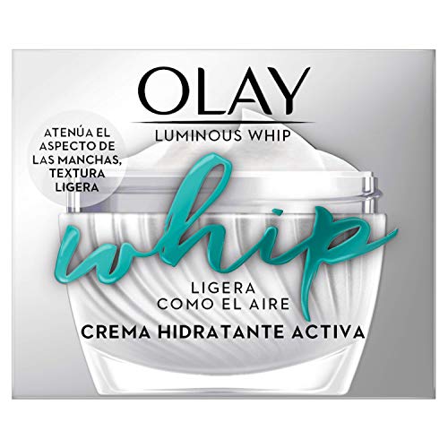 Olay Luminous Whip Light As Air Hidratante, Crema facial niacinamida para una piel radiante, 50 ml