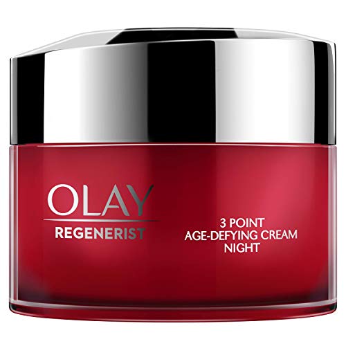 Olay Regenerist Crema de noche, Crema facial de noche sin fragancia con niacinamida y péptidos, 15 ml