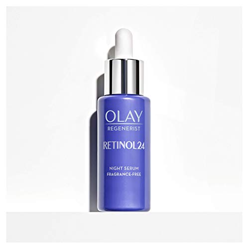Olay Retinol 24 Sérum de noche, Sérum retinol sin fragancia para una piel suave y radiante, 40 ml