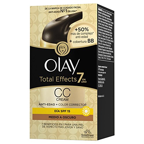Olay Total Effects 7 en 1 CC Cream Hidratante Medio a Oscuro - 50 ml
