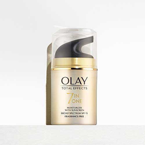 Olay Total Effects 7en1 Hidratante Anti-Edad De Día SPF 15 50 ml, Combate Los 7 Signos De La Edad