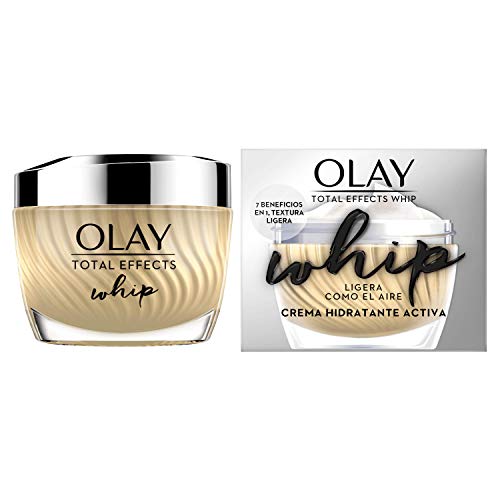 Olay Total Effects Whip Light as Air Hidratante, Crema vitamina C y E para una piel de aspecto saludable, 50 ml