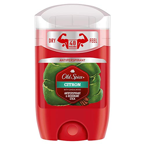 Old Spice Citron - Desodorante Stick, Pack de 6 x 50 ml