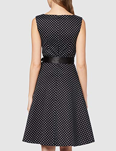 Oliceydress GDQC009 Vestidos de Noche, Multicolor (Black White Dot A), L