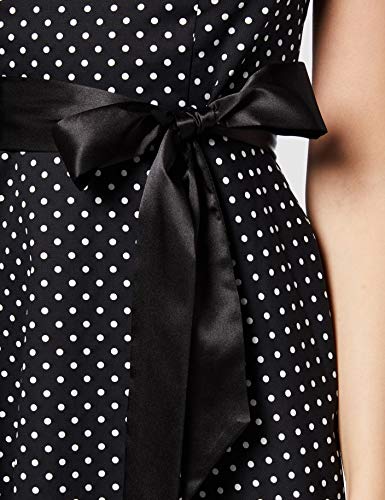 Oliceydress GDQC009 Vestidos de Noche, Multicolor (Black White Dot A), L