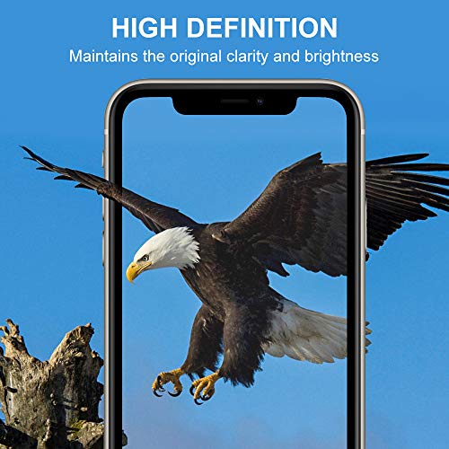 omitium Protector Pantalla para iPhone 11 Pro MAX, [3 Pack] Cristal Templado iPhone XS MAX Marco de Alineación Incluido [Cobertura Completa] Dureza 9H Vidrio Templado iPhone 11 Pro MAX - 6,5”, Negro