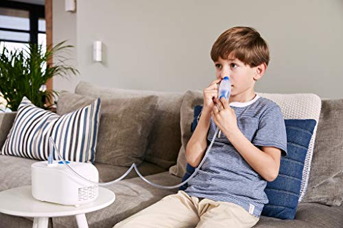 OMRON C102 - Nebulizador Compresor con Aspirador Nasal para Niños y Adultos: alivia de manera eficaz la obstrucción nasal y los síntomas de alergia en niños y adultos