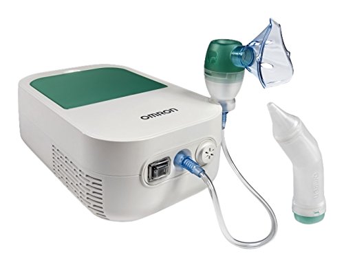 OMRON DuoBaby Inhalador con aspirador nasal 2 en 1, especialmente diseñado para bebés: alivia la congestión nasal y trata afecciones respiratorias