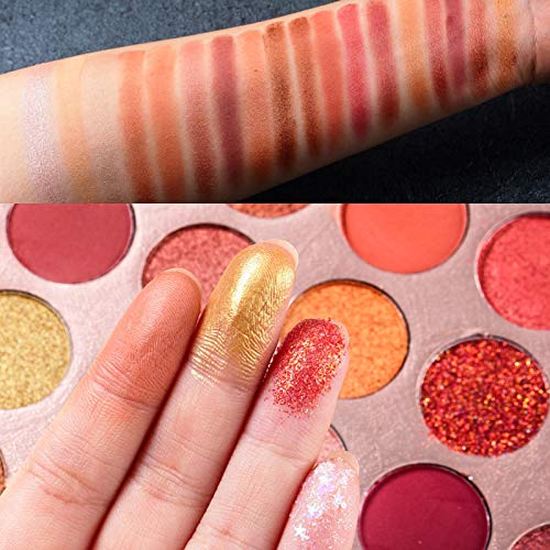 ONLYOILY Paleta De Sombras De Ojos Profesionales - Paleta Maquillaje - Altamente Pigmentados 35 Colores Brillantes y Mate