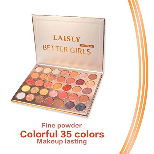ONLYOILY Paleta De Sombras De Ojos Profesionales - Paleta Maquillaje - Altamente Pigmentados 35 Colores Brillantes y Mate