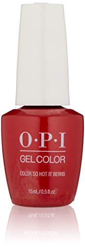 OPI GelColor Esmalte Gel De Uñas (Color So Hot It Berns) - 15 ml.