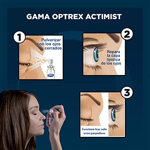 Optrex ActiMist 2in1 Spray Ocular Para El Picor De Ojos + Lagrimeo