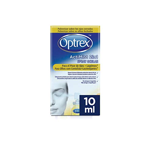 Optrex ActiMist 2in1 Spray Ocular Para El Picor De Ojos + Lagrimeo